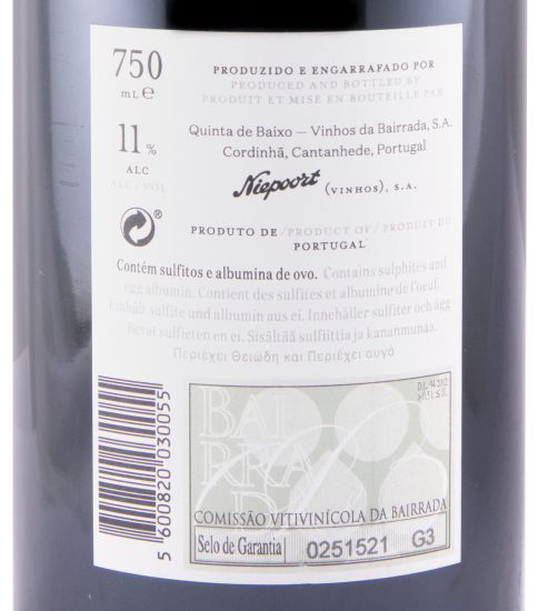 2014 Niepoort Quinta de Baixo Poeirinho Baga tinto