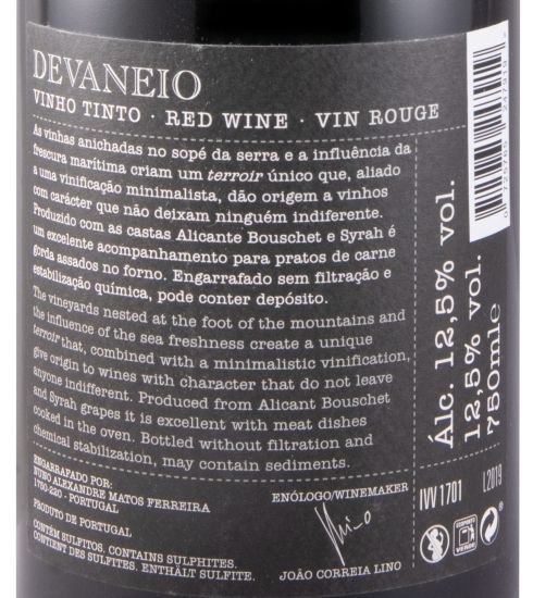 2019 Devaneio Syrah & Alicante Bouschet tinto