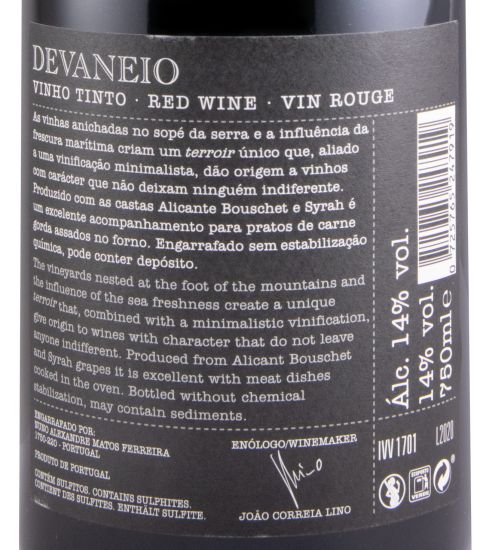 2020 Devaneio Syrah & Alicante Bouschet tinto