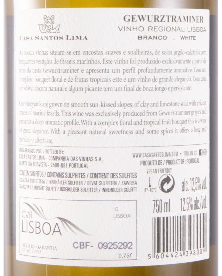 2022 Casa Santos Lima Gewürztraminer white