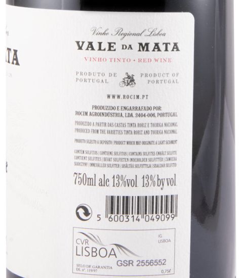 2022 Rocim Vale da Mata tinto