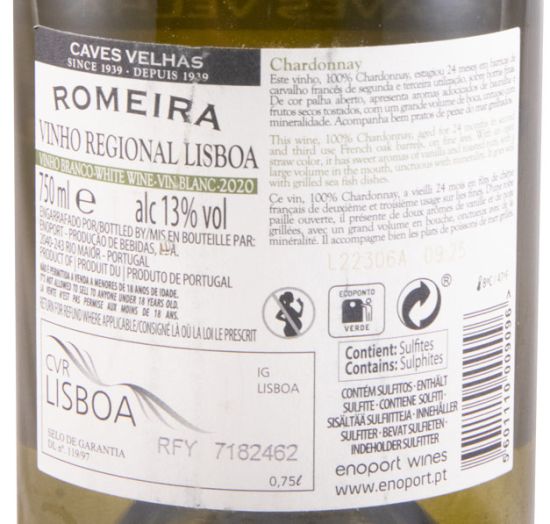 2020 Romeira Chardonnay branco