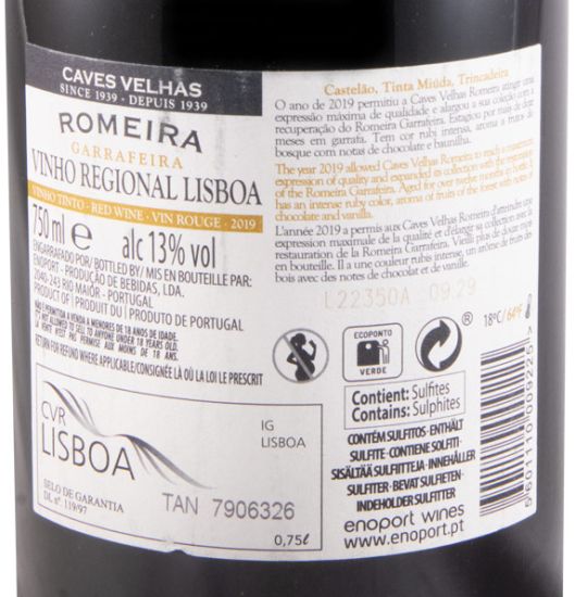 2019 Romeira Garrafeira tinto