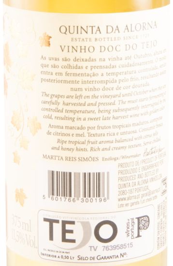 2019 Quinta da Alorna Late Harvest white 37.5cl
