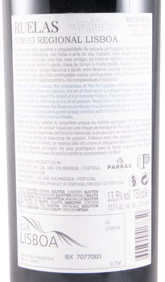 2019 Ruelas Reserva tinto