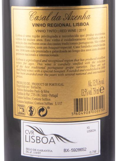2017 Casal da Azenha red
