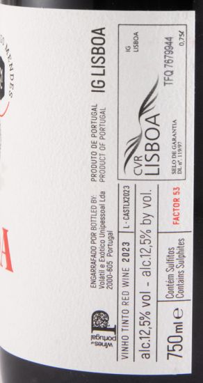 2023 Hugo Mendes Lisboa Castelão tinto