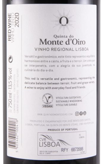 2020 Quinta do Monte d'Oiro tinto