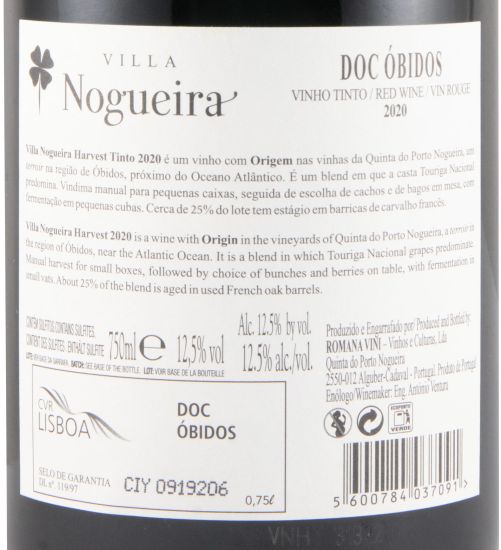 2020 Villa Nogueira Harvest tinto