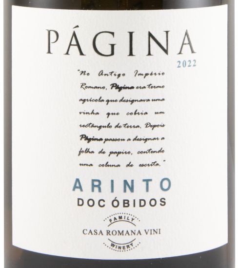 2022 Página Arinto white