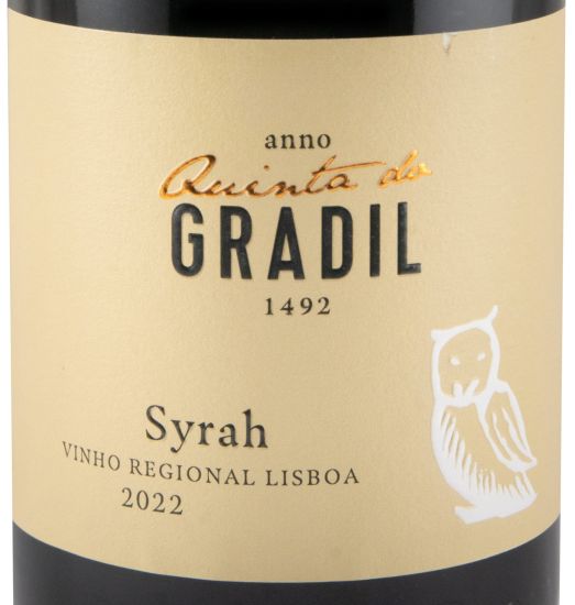 2022 Quinta do Gradil Syrah tinto