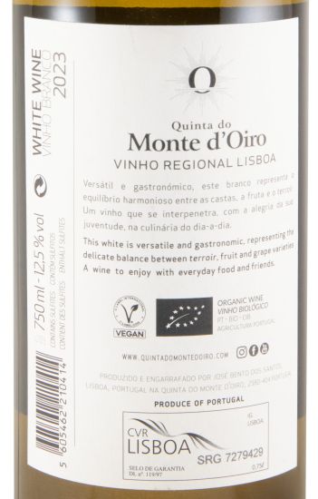 2023 Quinta do Monte d'Oiro organic white