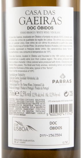 2021 Casa das Gaeiras white (damaged label)