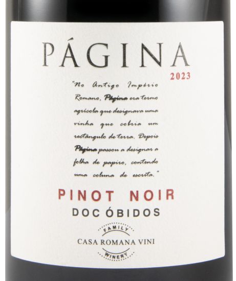 2023 Página Pinot Noir tinto
