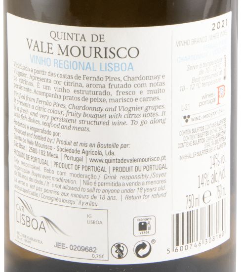 2021 Quinta de Vale Mourisco branco