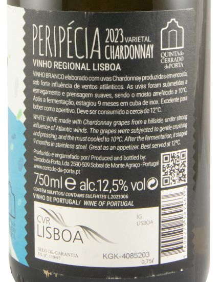 2023 Peripécia Chardonnay Grande Escolha white