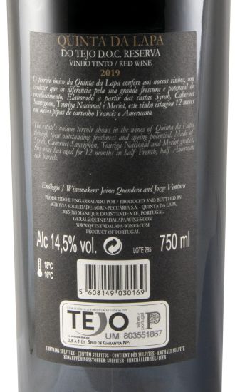 2019 Quinta da Lapa Reserva tinto