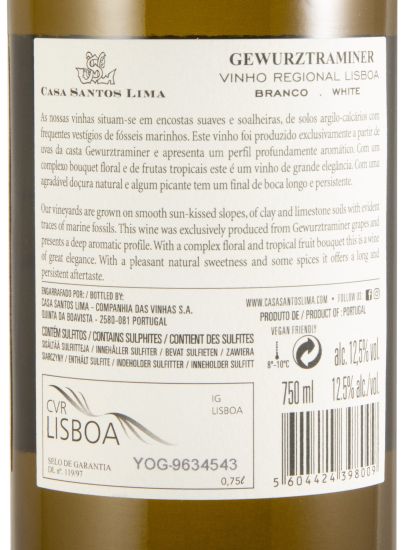 2023 Casa Santos Lima Gewürztraminer branco