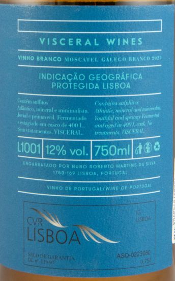 2023 Visceral Wines Moscatel Galego white