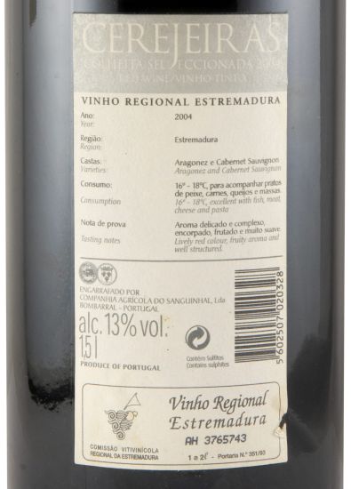 2004 Cerejeiras Colheita Seleccionada red 1.5L