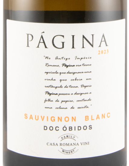2023 Página Sauvignon Blanc branco