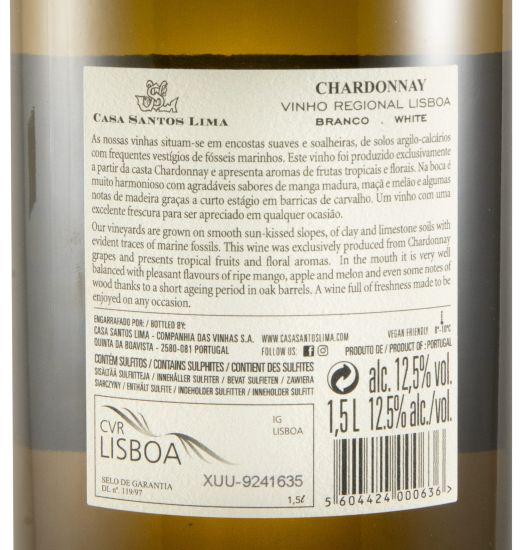 2023 Casa Santos Lima Chardonnay branco 1,5L
