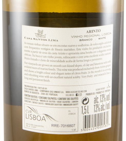 2023 Casa Santos Lima Arinto branco 1,5L