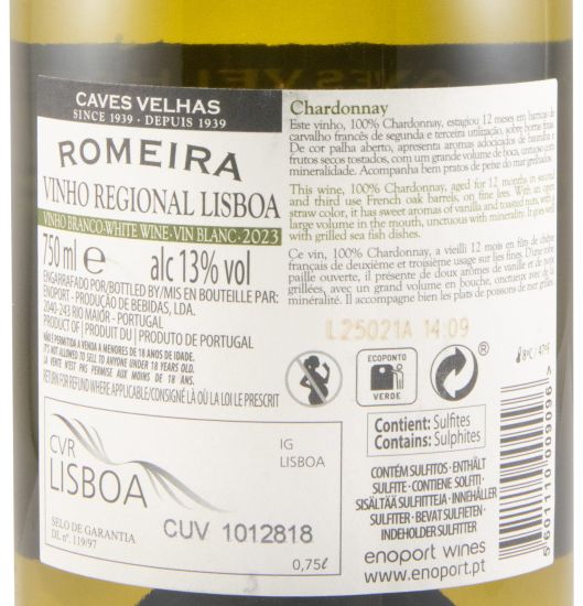 2023 Romeira Chardonnay branco