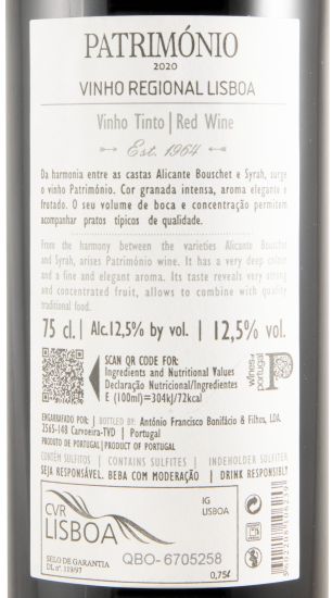 2020 Património tinto