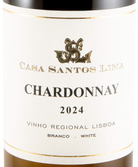 2024 Casa Santos Lima Chardonnay white (damaged label)