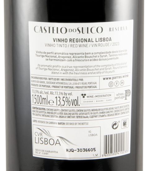 2023 Castelo do Sulco Reserva tinto 1,5L