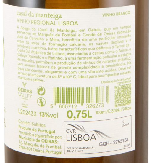 2024 Villa Oeiras Casal da Manteiga branco