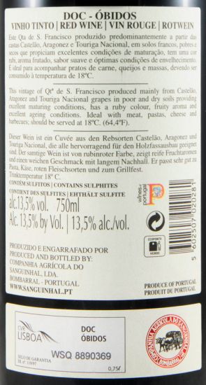2022 Quinta de S. Francisco red