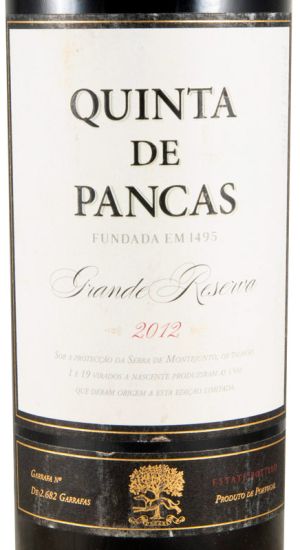 2012 Quinta de Pancas Grande Reserva red