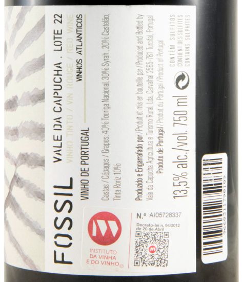 2022 Vale da Capucha Fossil red