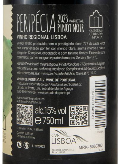 2023 Peripécia Pinot Noir Clone 777 tinto