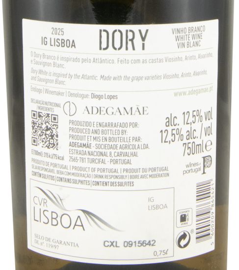 2025 AdegaMãe Dory white