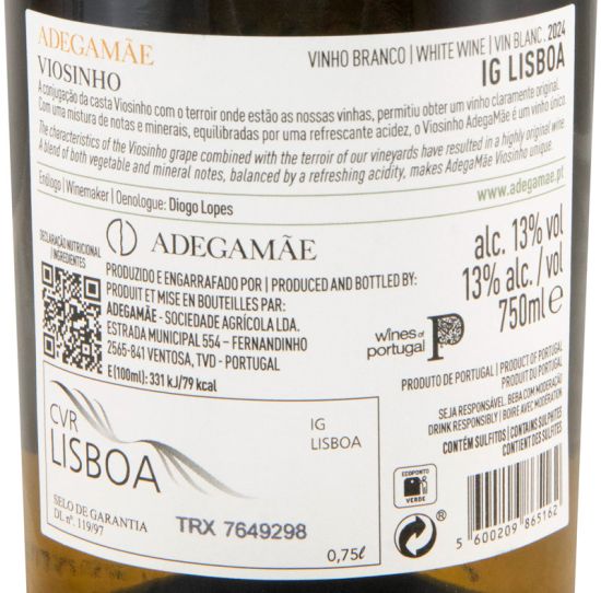 2024 AdegaMãe Viosinho white (damaged label)