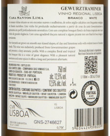 2024 Casa Santos Lima Gewürztraminer white