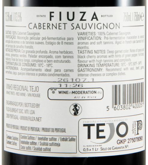 2023 Fiuza Cabernet Sauvignon tinto