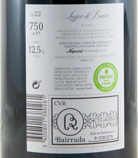 2022 Niepoort Lagar de Baixo tinto