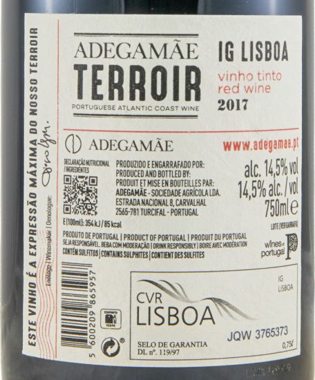 2017 AdegaMãe Terroir tinto