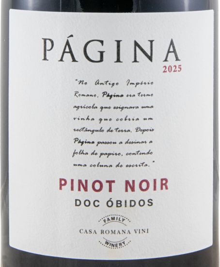 2025 Página Pinot Noir tinto