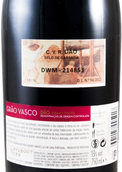 2016 Grão Vasco red