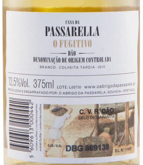2010 Casa da Passarella O Fugitivo Colheita Tardia branco 37,5cl