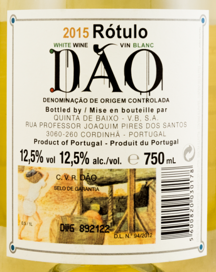 2015 Niepoort Rótulo white