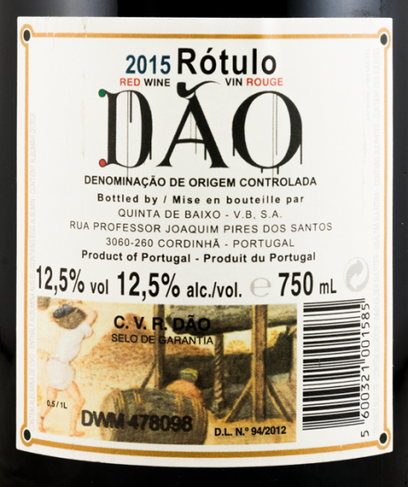 2015 Niepoort Rótulo tinto