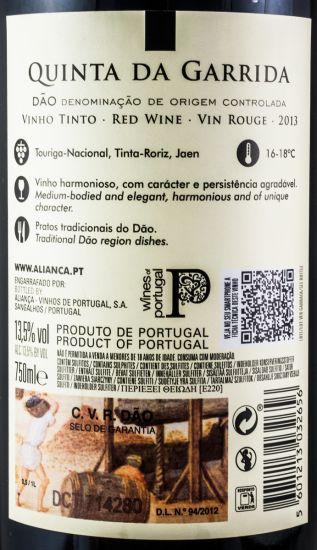 2013 Quinta da Garrida Reserva red