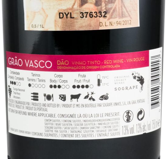 2018 Grão Vasco red