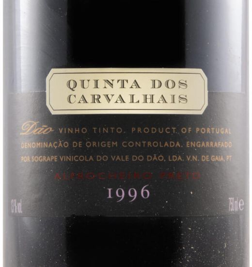 1996 Quinta dos Carvalhais Alfrocheiro Preto red